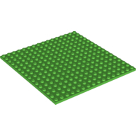 Plate 16X16 - Bright Green