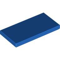 Flat Tile 2X4 - Bright Blue