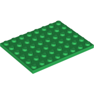Plate 6X8 - Dark Green