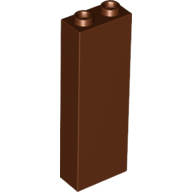 Brick 1X2X5 - Reddish Brown