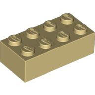 Brick 2X4 - Brick Yellow