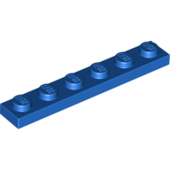 Plate 1X6 - Bright Blue