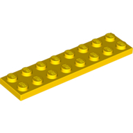 Plate 2X8 - Bright Yellow