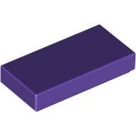 Flat Tile 1X2 - Medium Lilac