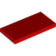 Flat Tile 2X4 - Bright Red