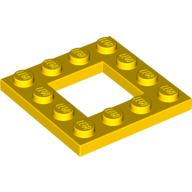 Frame Plate 4X4 - Bright Yellow