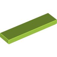 Flat Tile 1X4 - Bright Yellowish Green