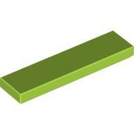 Flat Tile 1X4 - Bright Yellowish Green