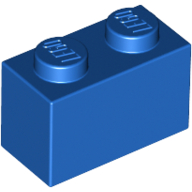 Brick 1X2 - Bright Blue