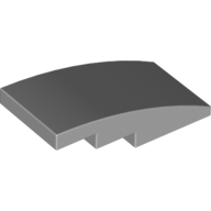 Brick W. Bow 2X4 - Medium Stone Grey