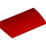 Plate W. Bow 2X4X2/3 - Bright Red
