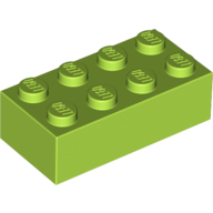 Brick 2X4 - Bright Yellowish Green
