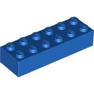 Brick 2X6 - Bright Blue