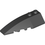 Left Shell 2X6 W/Bow/Angle - Black