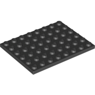 Plate 6X8 - Black