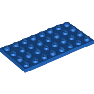 Plate 4X8 - Bright Blue
