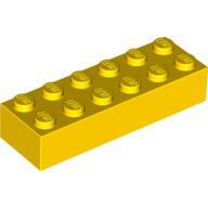 Brick 2X6 - Bright Yellow