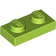 Plate 1X2 - Bright Yellowish Green