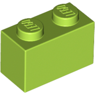 Brick 1X2 - Bright Yellowish Green