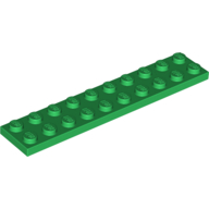 Plate 2X10 - Dark Green