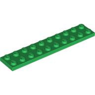 Plate 2X10 - Dark Green
