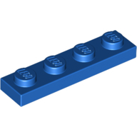 Plate 1X4 - Bright Blue