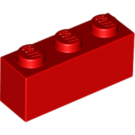 Brick 1X3 - Bright Red