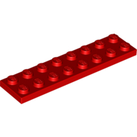 Plate 2X8 - Bright Red