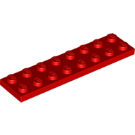 Plate 2X8 - Bright Red