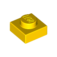 Plate 1X1 - Bright Yellow