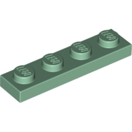 Plate 1X4 - Sand Green