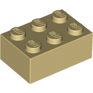 Brick 2X3 - Brick Yellow