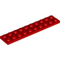 Plate 2X10 - Bright Red