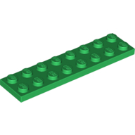 Plate 2X8 - Dark Green
