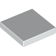 Flat Tile 2X2 - White