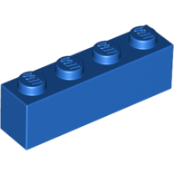 Brick 1X4 - Bright Blue