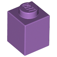 Brick 1X1 - Medium Lavender