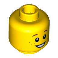 Mini Head No 677 - Bright Yellow
