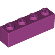 Brick 1X4 - Bright Reddish Violet