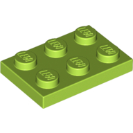 Plate 2X3 - Bright Yellowish Green