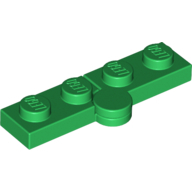 Hinge Plate 1X2 - Dark Green