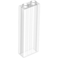 Brick 1X2X5 - Transparent