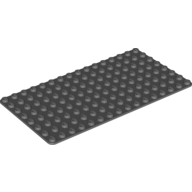 Base Plate 8X16 - Dark Stone Grey