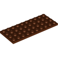 Plate 4X10 - Reddish Brown