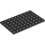 Plate 6X10 - Black