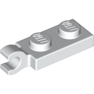 Plate 2X1 W/Holder,Vertical - White