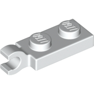 Plate 2X1 W/Holder,Vertical - White