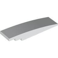 Brick 2X8,Outside Bow,W/ Cut Out,No. 1 - White