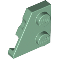 Left Plate 2X2, 27 Deg. - Sand Green