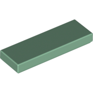 Flat Tile 1X3 - Sand Green